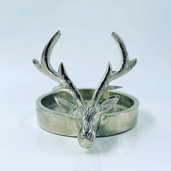 Silver Stag Candle + Diffuser Plate